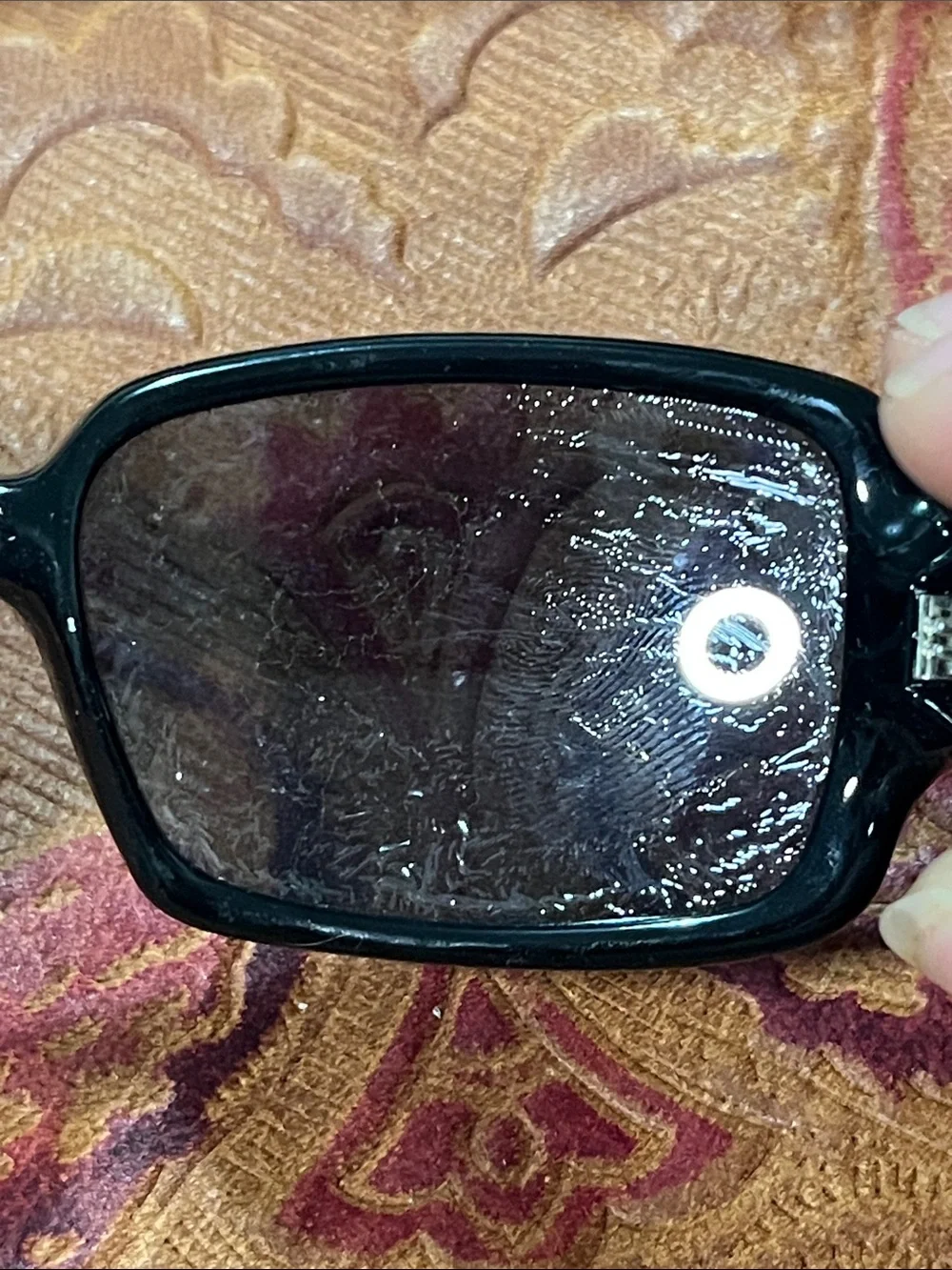 Fendi Black Women's Sunglasses with Green Case